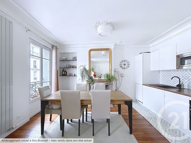 Appartement F3 à vendre - 3 pièces - 64.0 m2 - LEVALLOIS PERRET - 92 - ILE-DE-FRANCE - Century 21 Anatole France