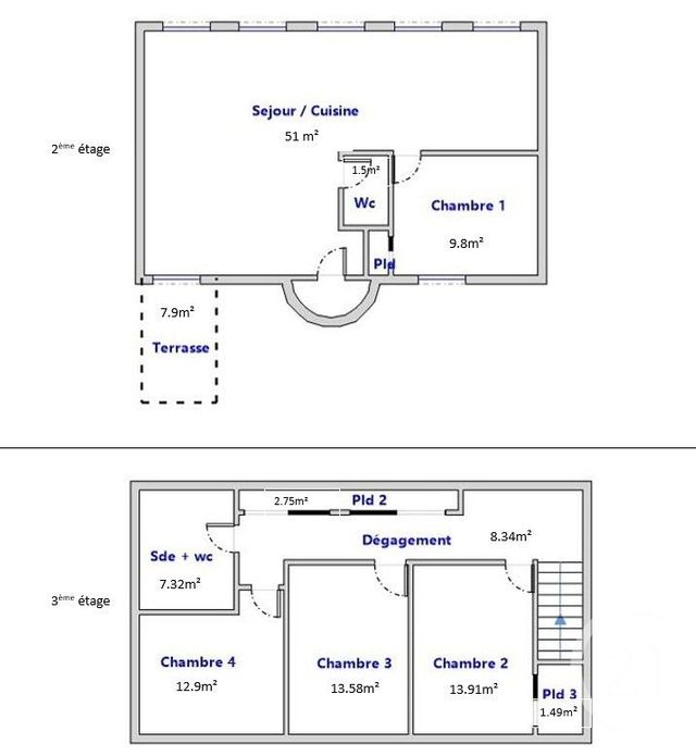 Appartement F5 à vendre - 5 pièces - 124.0 m2 - LES LILAS - 93 - ILE-DE-FRANCE - Century 21 Anatole France