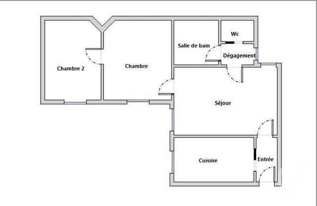 Appartement F3 à vendre - 3 pièces - 58.05 m2 - LEVALLOIS PERRET - 92 - ILE-DE-FRANCE - Century 21 Anatole France