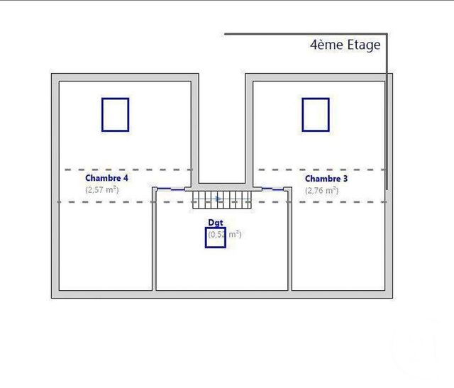 Appartement F4 à vendre - 4 pièces - 66.81 m2 - LEVALLOIS PERRET - 92 - ILE-DE-FRANCE - Century 21 Anatole France